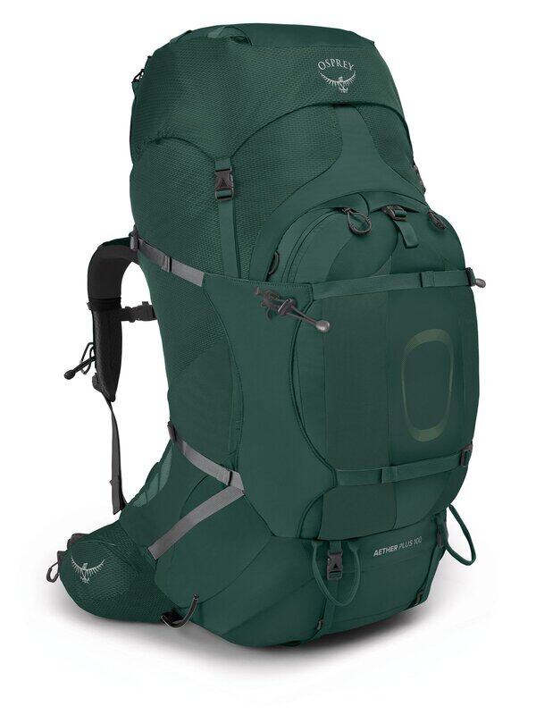 

Osprey L/XL Aether Plus 100 Backpack, Black