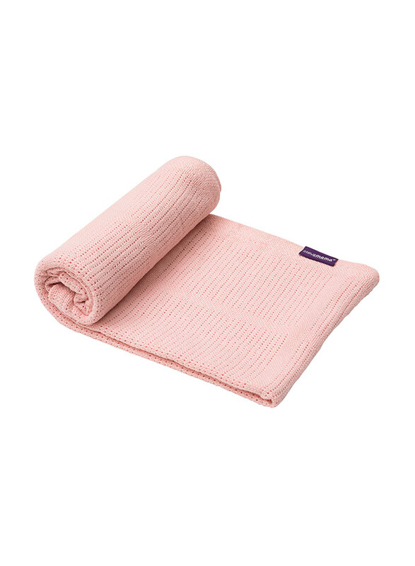 

Clevamama Cellular Blanket, 80 x 100cm, Pink