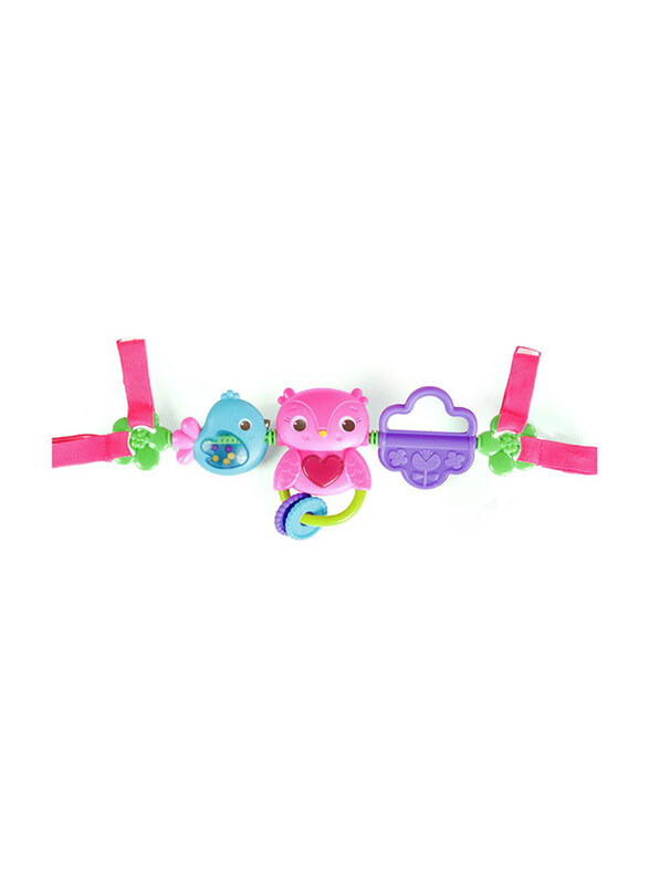 

Bright Starts Busy Birdies Take-Along Carrier Toy Bar, Multicolour