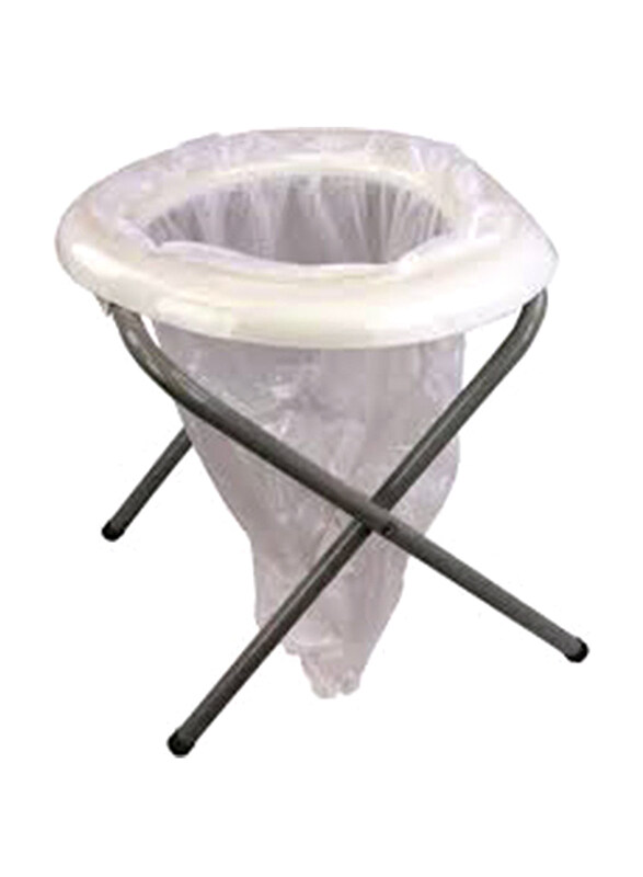 

Procamp Toilet Stool, Black/White