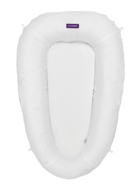 

Clevamama Cleva Foam Baby Pod for 0-6 Months Babies, White