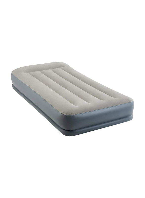 Intex 12-inch Pillow Mid-Rise Airbed, Grey