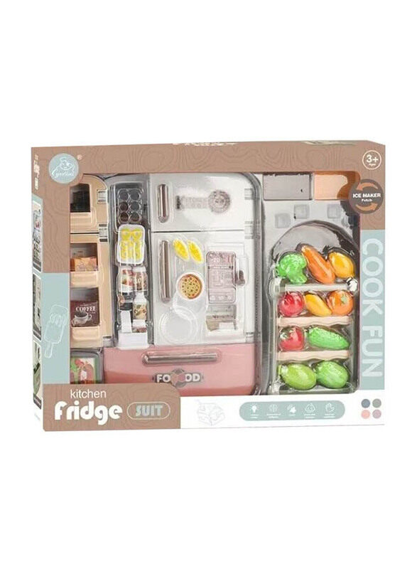 

Cynthia Kitchen Fridge Suit with Light And Sound, 34 Pieces, Ages 3+, Multicolour