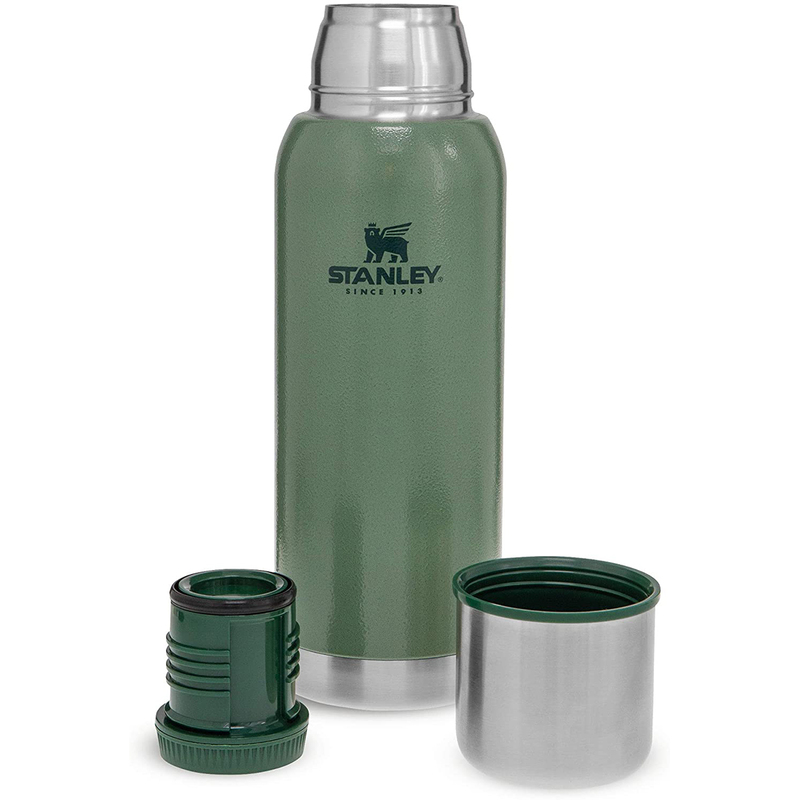 Stanley 1 Ltr Stainless Steel Vacuum Bottle, H.Green