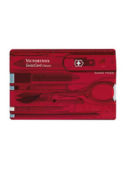 Victorinox Swisscard, Light Red Ruby Translucent