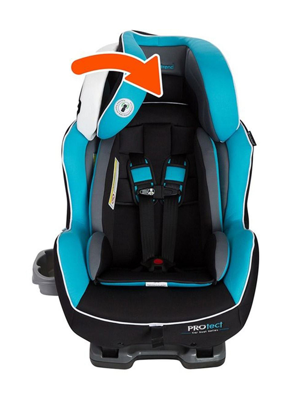 Baby Trend PROtect Premiere Convertible Car Seat, Black/Blue