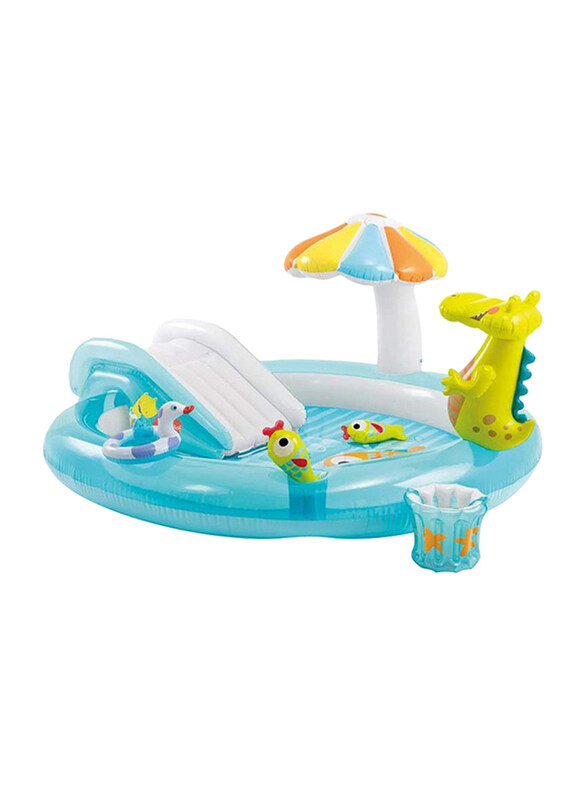 

Intex Gator Inflatable Water Play Pool, Multicolour