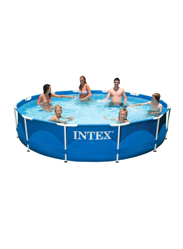 Intex Metal Frame Pool Set, 28210, Blue