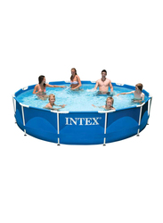 Intex Metal Frame Pool Set, 28210, Blue