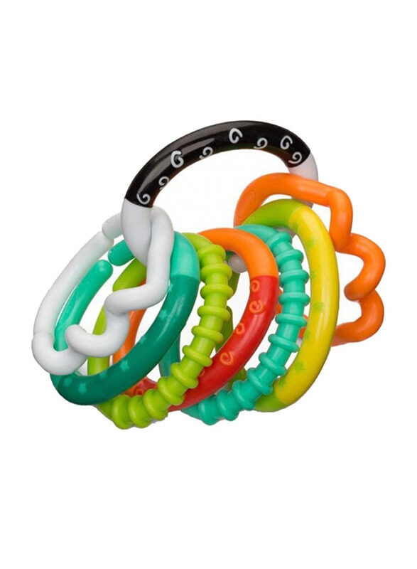 

Infantino Textured Ring Links Teether Set, Multicolour