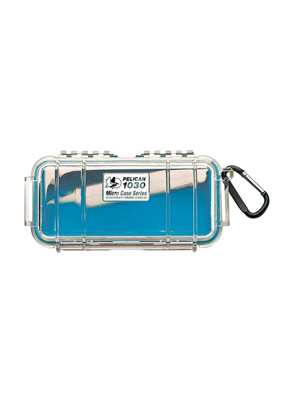 Pelican 1030 WL/WI Micro Case, Clear Blue