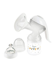 Tigex Multiflow Manual Breast Pump, Clear