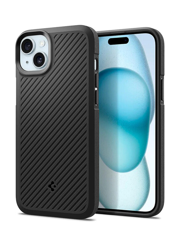 

NA Spigen Apple iPhone 15 Plus Core Armor Mobile Phone Case Cover, Matte Black