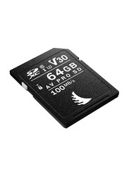 Angelbird 64GB AV Pro SDXC V30 Memory Card, Black