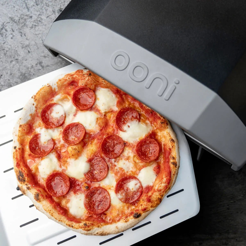 Ooni Koda Gas-Powered Outdoor Pizza Oven, Black/Silver