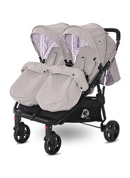 Lorelli Premium Duo Baby Stroller with Bag, Grey Dots