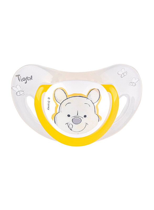

Tigex 2-Piece Winnie Silicone Pacifier Set, 6+ Months, Multicolour