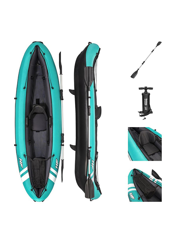 Bestway Hydro-Force Ventura Elite Kayak Set, Blue/Black