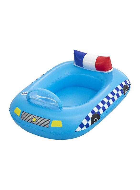 

Bestway Uv Care Fun Speakers Police Boat , Blue