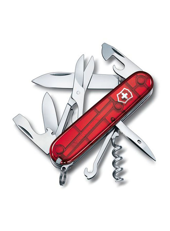 Victorinox Climber Swiss Army Knife, Red