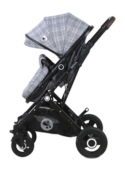 Lorelli Classic Sena Baby Stroller Set, Grey Squared