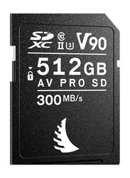 Angelbird 512GB AV Pro SD MK2 UHS-II SDXC V90 Memory Card, Black