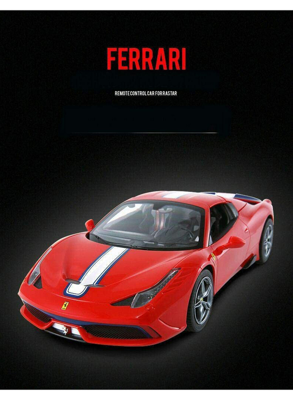 Rastar Ferrari 458 Special A Remote Control Car, 1:14 Scale, Red, Ages 6+