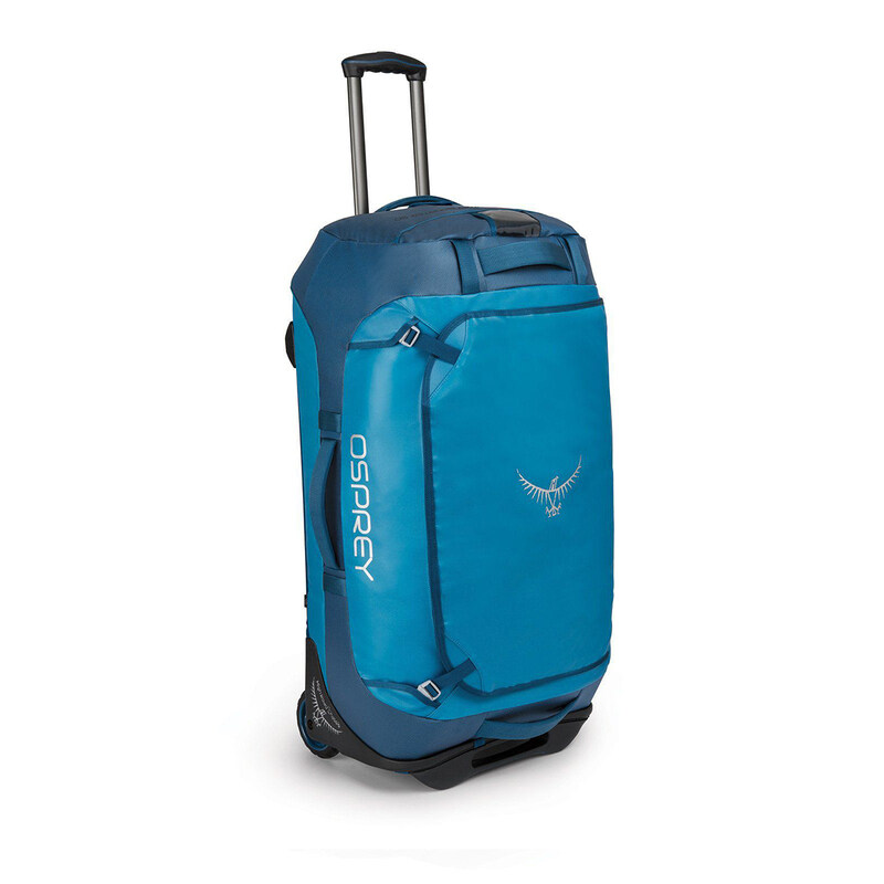 

Osprey Rolling 90 Transporter Wheeled Duffel Bag for Unisex, Blue