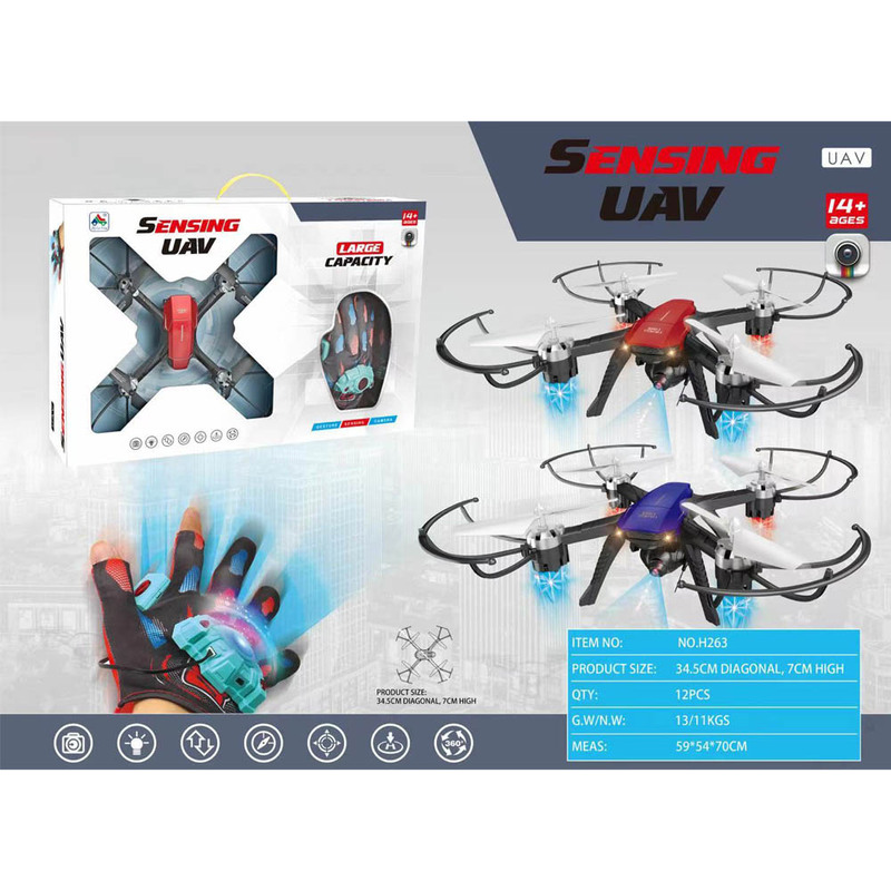 Sensing UAV Glove Remote Control Four Axis, Ages 14+