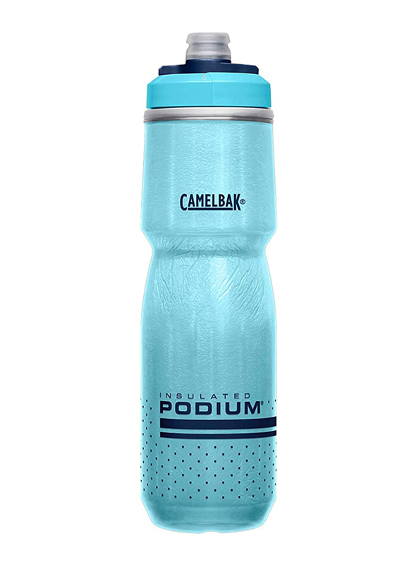 Camelbak Podium Chill Polypropylene Insulated Water Bottle, 21oz, Lake Blue