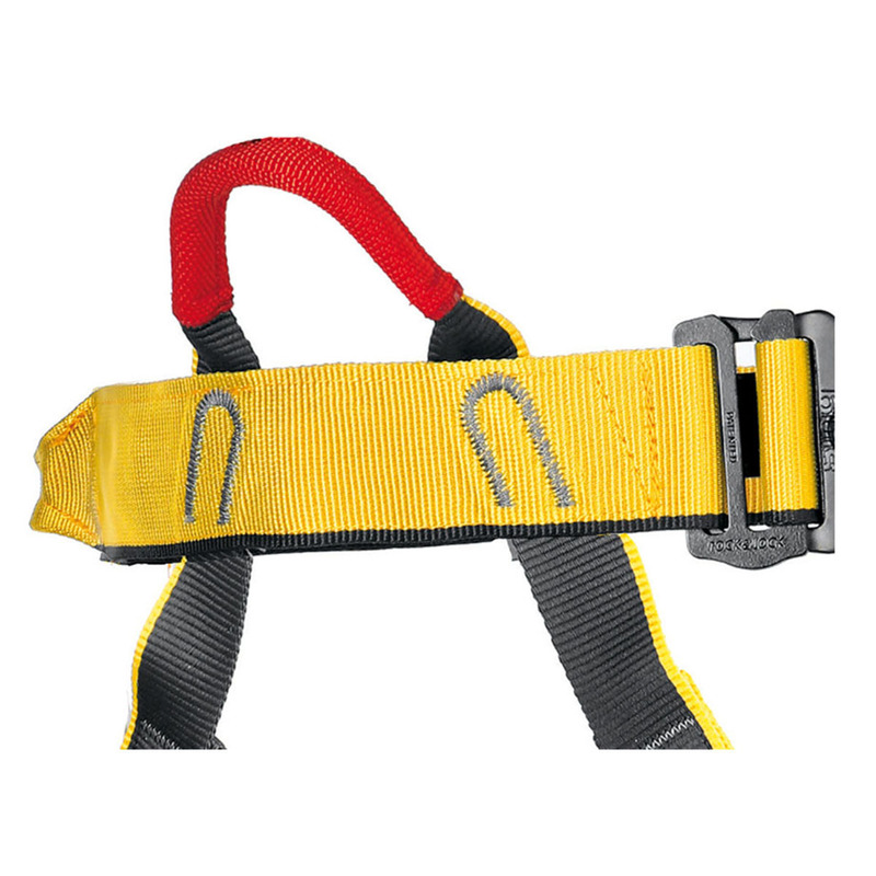 Singing Rock Top Padded Harness, Uni Size, Yellow/Black