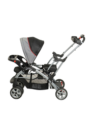 Baby Trend Sit N Stand Double Stroller, Black/Grey