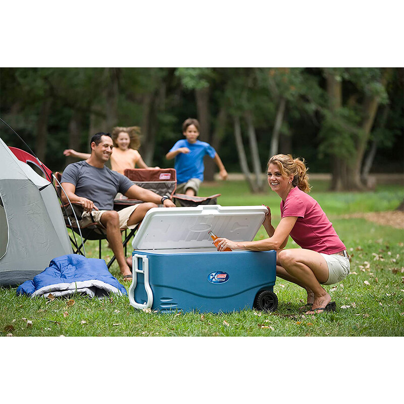 

Coleman 100 Quart Xtreme 5 Wheeled Cooler, Light Blue