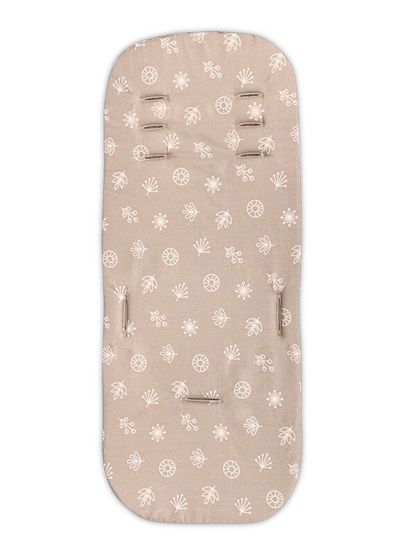 

Lorelli Classic Cosy Travel Abstract Leaves Memory Mat, Grey/Beige