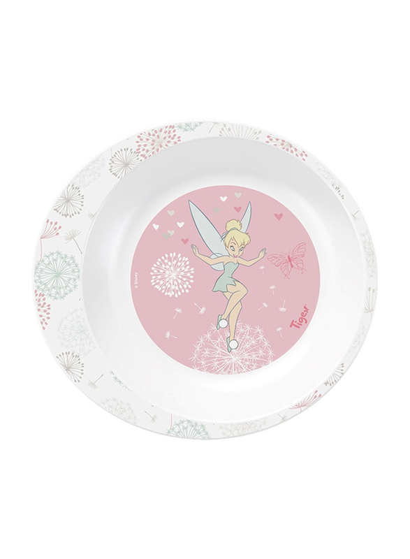 Tigex 3-Piece Tinkerbell Feeding Set, White/Pink