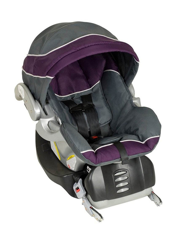 Baby Trend Flex-Loc Rear Facing Car Seat, Grey/Purple