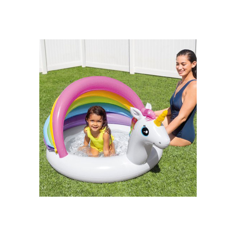 Intex Unicorn Baby Pool, 1.27m x 1.02m x 69cm, Multicolour