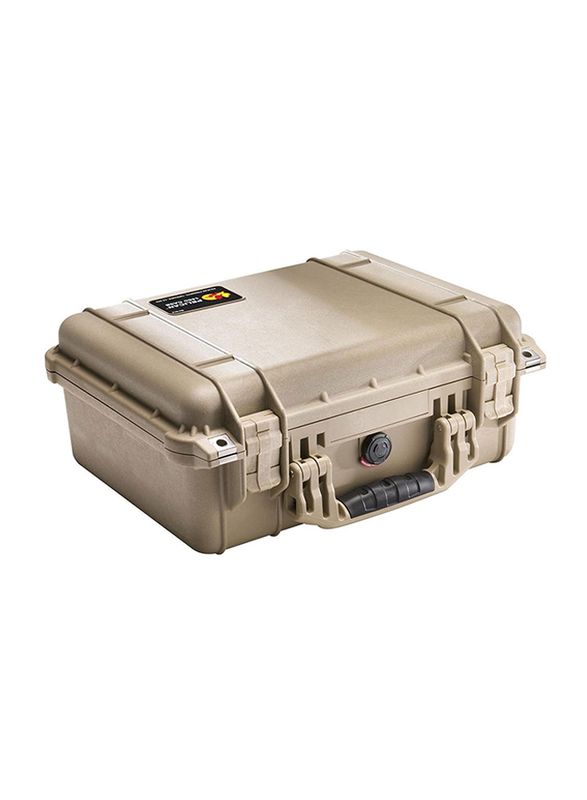 Pelican 1450 WL/WF Case with Foam, Desert Tan