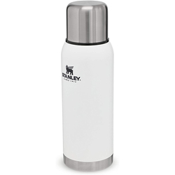Stanley 1 Ltr Stainless Steel Vacuum Bottle, Polar White