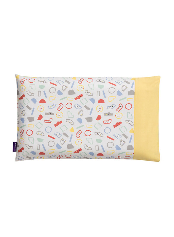 

Clevamama Cleva Foam Pram Pillow Case, Grey/Yellow