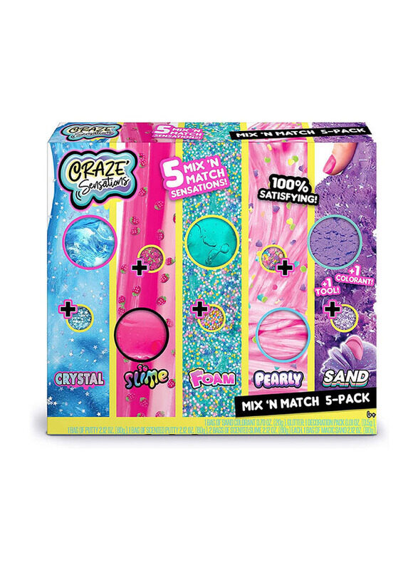 

Canal Toys Craze' Sensations Mix'n Match Set, 5-Piece, Ages 6+
