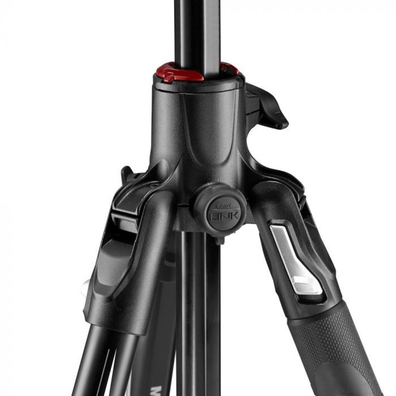 Manfrotto Befree GT XPRO Aluminium Travel Tripod with 496 Center Ball Head, MKBFRA4GTXP-BH, Black