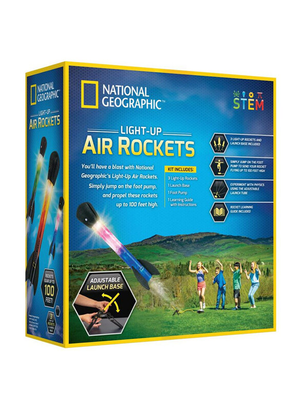 

National Geographic Light-Up Air Rockets, Multicolour
