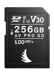 Angelbird 256GB AV Pro SDXC V30 Memory Card, Black, AVP256SDV30