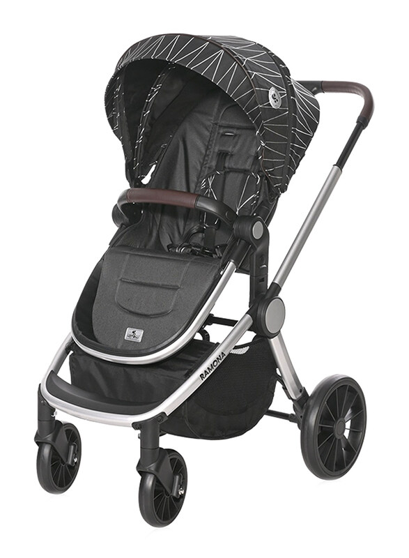 Lorelli Classic Ramona Baby Stroller, Silver Stripe