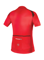 Endura Hyperon Short Sleeve Jersey for Men, Small, Red