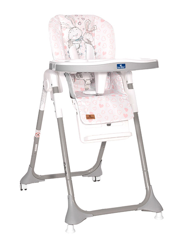 

Lorelli Classic Felicita Rabbits High Chair, Pink
