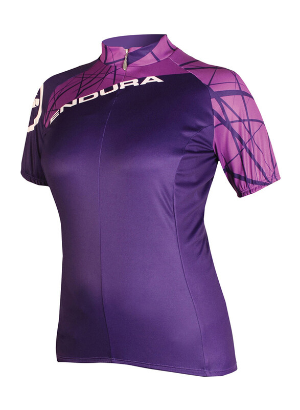 

Endura Singletrack Jersey for Women, Extra Small, Purple