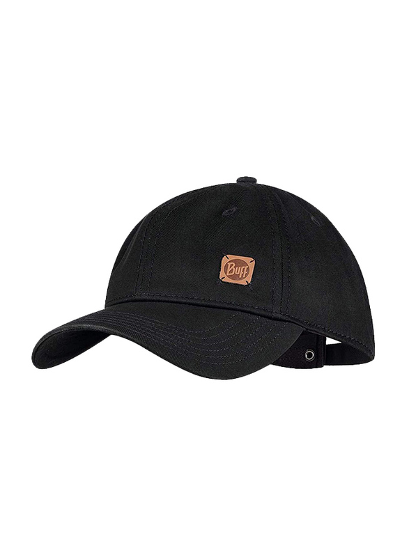 Buff Baseball Cap Unisex, One Size, Solid Black