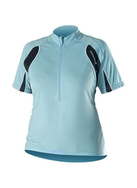 

Endura Wms Rapido Jersey, Large, Blue/Black